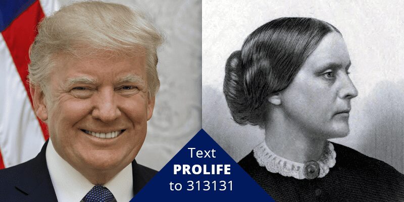 President Trump pardons Pro-Life Susan B. Anthony on the 100th anniversary of women’s vote, cancel culture attacks