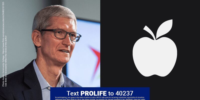 Apple CEO vows to pay travel expenses for Texas employees to end lives of preborn babies