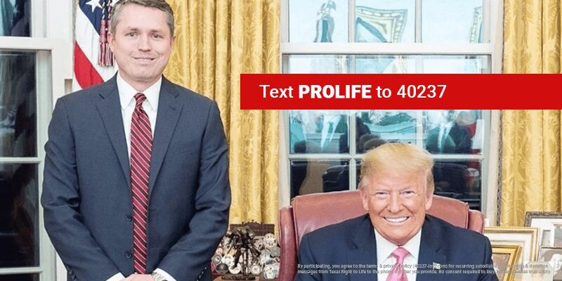 Architect of Trump’s Pro-Life Policies Elected to Texas House