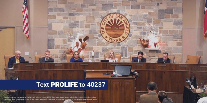 San Angelo Citizens Work to Become a Sanctuary City for the Unborn Despite Anti-Life Opposition