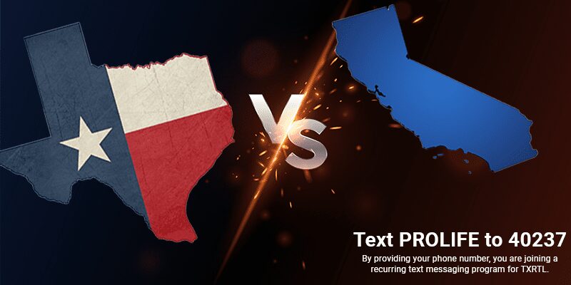 California Governor Runs Ads Attacking Texas Pro-Life Laws