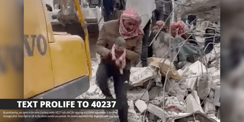 MIRACLE: Baby Born During Earthquake Rescued from Rubble with Umbilical Cord Still Attached